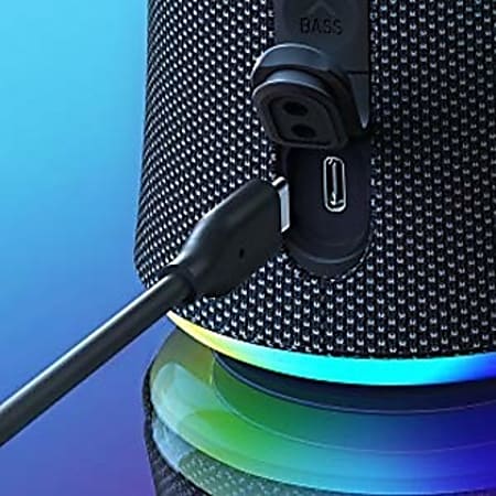 soundcore Flare 2 Portable Bluetooth Speaker System 20 W RMS Black