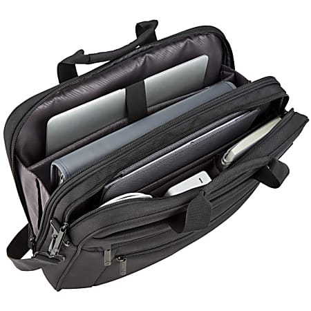 Samsonite leather business case top