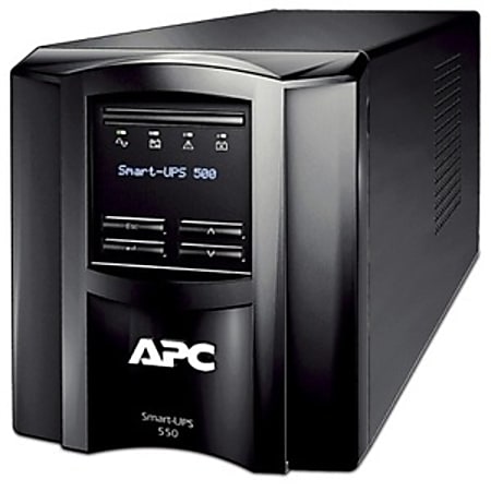 APC by Schneider Electric Smart-UPS 500VA LCD 100V - Tower - 4 Hour Recharge - 100 V AC Input - 100 V AC Output - Sine Wave - 6 x NEMA 5-15R - 6 x Battery/Surge Outlet