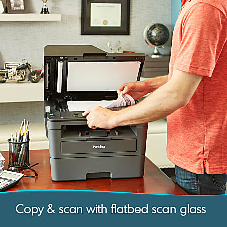 Brother DCP-L2550DW Wireless Monochrome (Black And White) Laser All-In-One Printer With Refresh EZ Print Eligibility