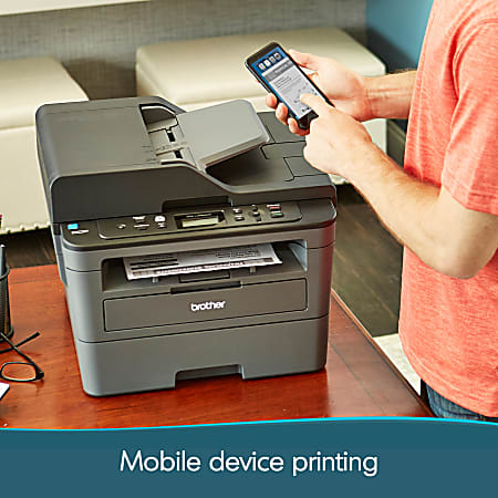 Brother DCP-L2550DW Wireless Monochrome (Black And White) Laser All-In-One Printer With Refresh EZ Print Eligibility