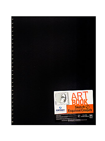 Canson Field Sketchbook, 11" x 14", 80 Sheets, Black