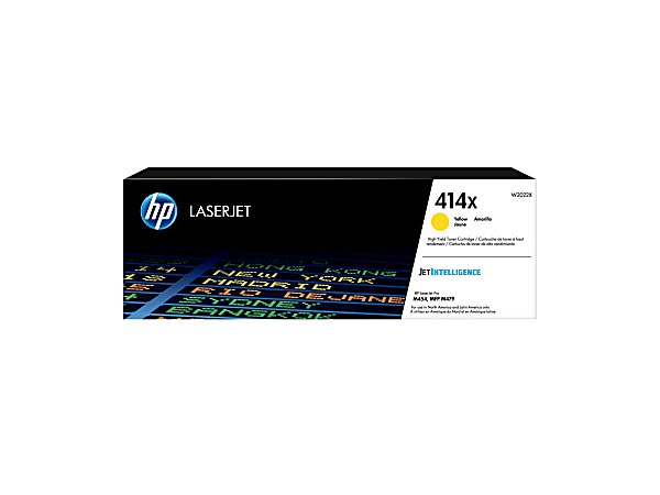 HP 414X Yellow High Yield Toner Cartridge W2022X - Office Depot