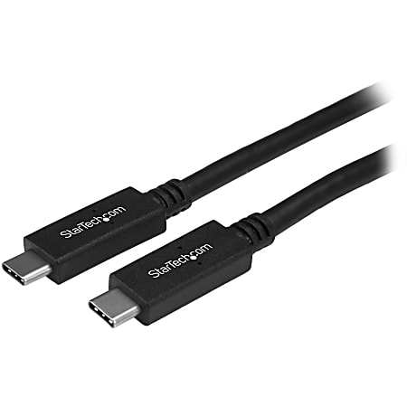 StarTech.com 2m 6ft USB C Cable with Power