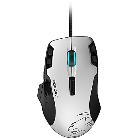 Roccat Tyon - All Action Multi-Button Gaming Mouse - Laser - Cable - White - USB - 8200 dpi - Scroll Wheel - 16 Button(s)