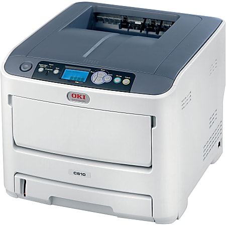 Oki C610N LED Printer - Color - 1200 x 600 dpi Print - Plain Paper Print - Desktop