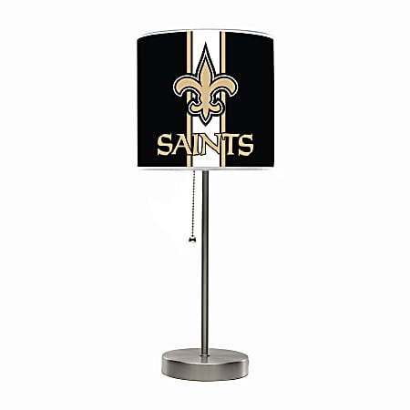 Imperial NFL Table Accent Lamp, 8”W, New Orleans Saints