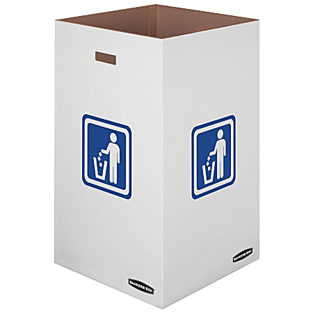 Nature Saver Trash Can Liners 45 Gallons 30percent Recycled Clear Box Of  100 - Office Depot