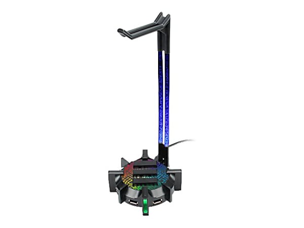 ENHANCE Headset Stand and Gaming Hub - Hub - 4 x USB 2.0 - desktop