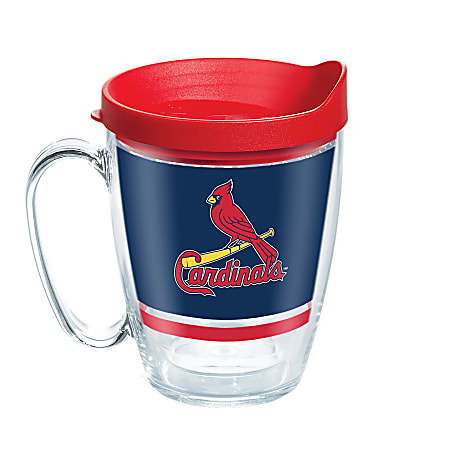 Tervis MLB Legend Coffee Mug With Lid, 16 Oz, St. Louis Cardinals