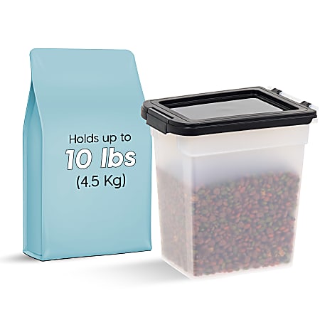 Iris Airtight Container, 12.75 Qt, White, Set Of 2 Containers