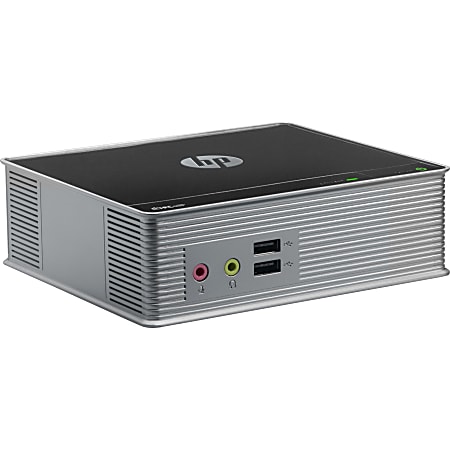 HP t310 - Zero client - DTS - 1 x Tera2321 - RAM 512 MB - flash 256 MB - HP Smart Zero Core - monitor: none