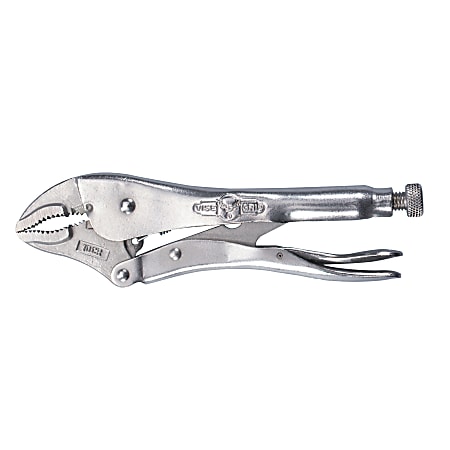 IRWIN Curved-Jaw Locking Pliers, 4" Tool Length