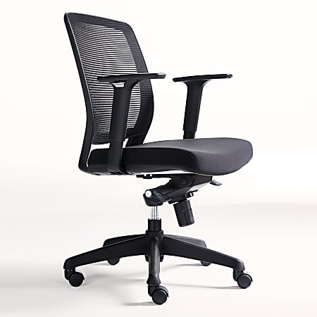 National Vora Ergonomic Mesh Task Chair Black Office Depot