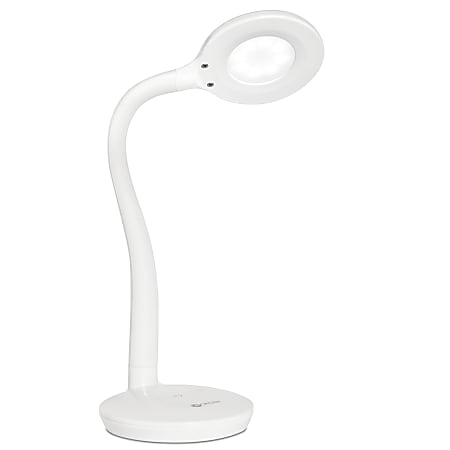 OttLite® Soft Touch Flex LED Lamp, 18"H, White