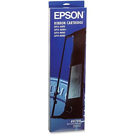 Epson® 8766 Black Nylon Printer Ribbon