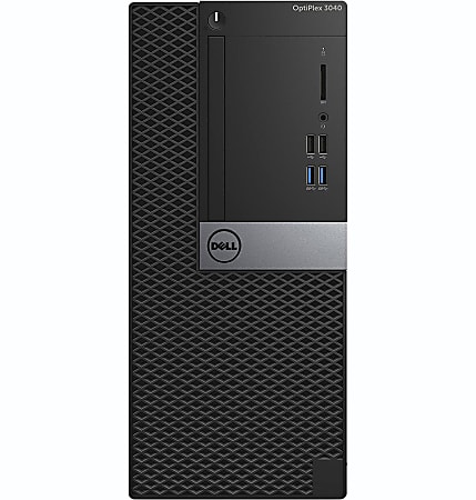 Dell™ Optiplex 3040 Refurbished Desktop, Intel® Core™ i5, 8GB Memory, 256GB Solid State Drive, Windows® 10, RF610646