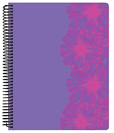 Top Flight Journal Notebook, 8 1/4" x 6 1/2", 1 Subject, College Ruled, 240 Pages (120 sheets), Assorted Medallion Ethnic Designs (No Design Choice)