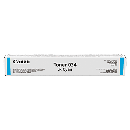 Canon pQ CNMCRTDG034C (9453B001AA) Cyan Toner Cartridge