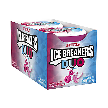 Ice Breakers® Sugar-Free Mints, Raspberry, 1.5 Oz, Box Of 8