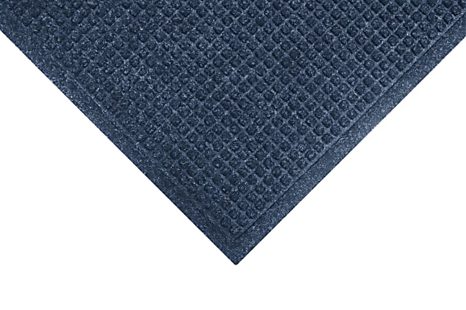 M+A Matting Waterhog Squares Fashion Floor Mat, 6' x 8', Navy