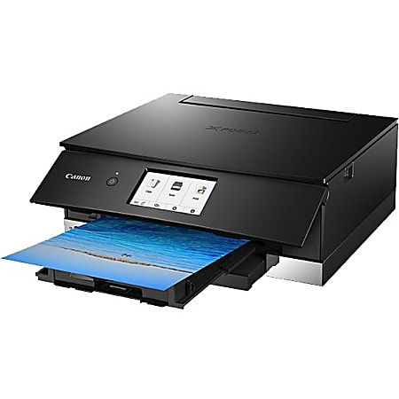 美品　Canon TS8230BK Canon PIXMA TS8220 Wireless Color Inkjet All In One Printer