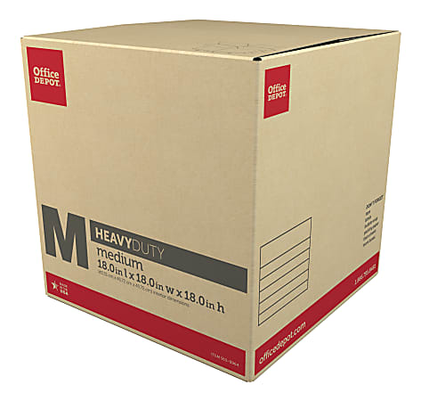 Office Depot® Brand Heavy-Duty Corrugated Moving Box, 18