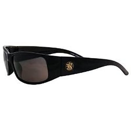 Smith & Wesson Elite Safety Glasses, Black Frame, Amber Anti-Fog Lens