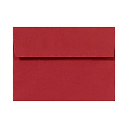 LUX Invitation Envelopes, A2, Peel & Press Closure, Ruby Red, Pack Of 500