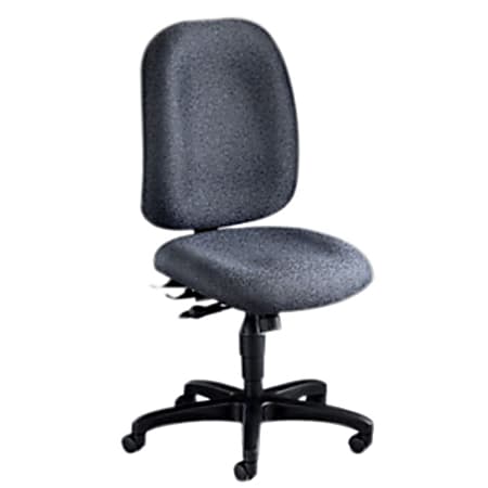 Mayline 24 Hour High Performance Armless Task Chair Gray