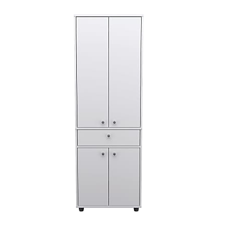 Inval® 24"W Kitchen Storage Cabinet, White