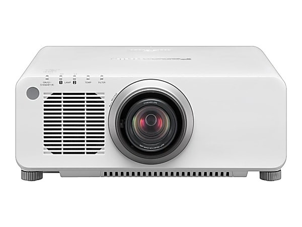 Panasonic PT-DZ870ULW - DLP projector - UHM - 3D - 8500 lumens - WUXGA (1920 x 1200) - 16:10 - 1080p - no lens - LAN