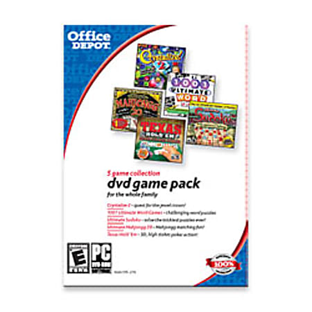 Office Depot® Brand Game Pack, DVD, Traditional Disc