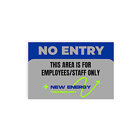 Custom Full-Color 2-Sided Outdoor Aluminum Composite Sign, 12" × 18" – Durable Weatherproof Sign Only