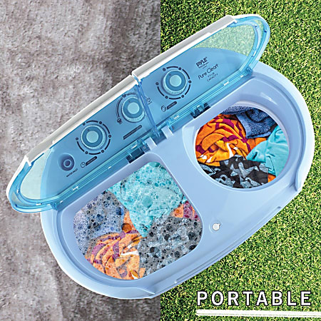 Pure Clean Compact and Portable Washer and Spin Dryer Top Loading