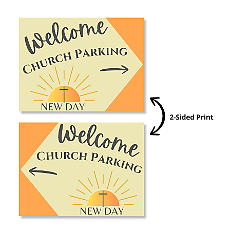Custom Full Color 2 Sided Outdoor Aluminum Composite Sign 18 24 Durable ...