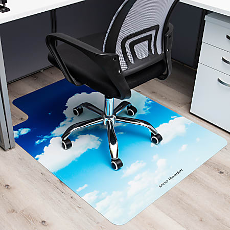 Mind Reader Office Carpet Chair Mat 36 x 48 Clear