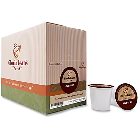 Gloria Jeans Coffees Mudslide Coffee Single Serve K Cup Carton Of