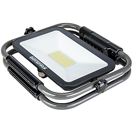 Genesis 6500 Lumen Foldable LED Work Light - LED - 6500 lm Lumen - AC Supply - Die-cast Aluminum - Impact Resistant - Gray, Black, Green