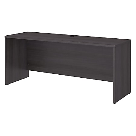 Bush Business Furniture Office 500 72"W Credenza Computer Desk, Storm Gray, Standard Delivery