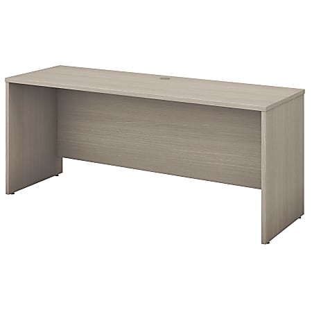 Bush Business Furniture Office 500 72"W Credenza Desk, Sand Oak, Standard Delivery