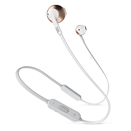 JBL In-Ear Wireless Bluetooth® Headphones With Microphone And Case, JBLT205BTRGD