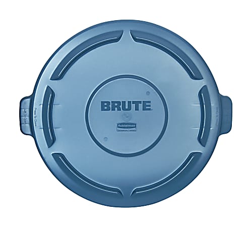 Rubbermaid Commercial Brute 44-Gallon Container Lid - Plastic - 1 Each - Gray