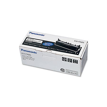 Panasonic® KX-FA85 Black Fax Toner Cartridge