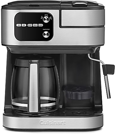 Cuisinart® 12-Cup Coffee Center Bar 4-N-1 Programmable Coffeemaker, Chrome/Black