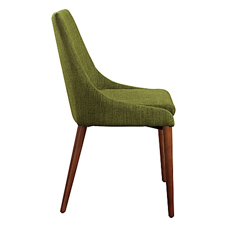 Green fabric 2025 chair