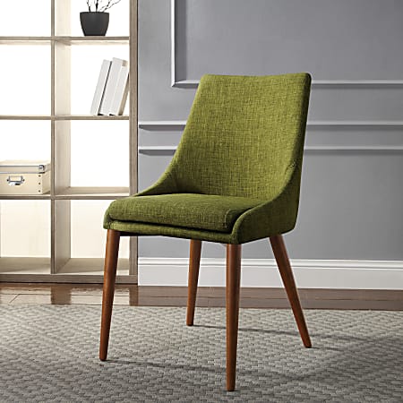 Green mid 2025 century dining chair