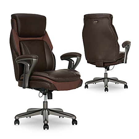 Serta SmartLayers Everett Big Tall Ergonomic Vegan Leather High