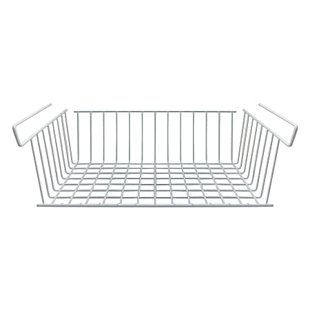 Better Houseware Small Undershelf Basket, 9-1/2" x 16", White