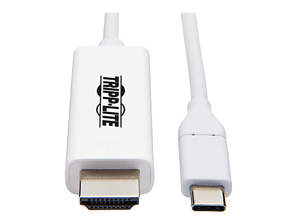 Tripp Lite USB C To HDMI Adapter Cable, 9', White